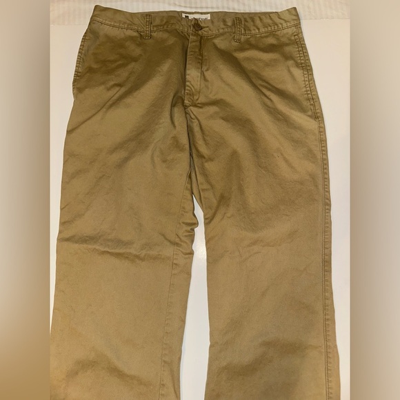 Men’s GAP Original Khaki Pants 35x32 Flat Front 100% Cotton Casual Chino - Picture 1 of 6